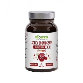 Selen Organiczny 200uq 100 kaps Biowen
